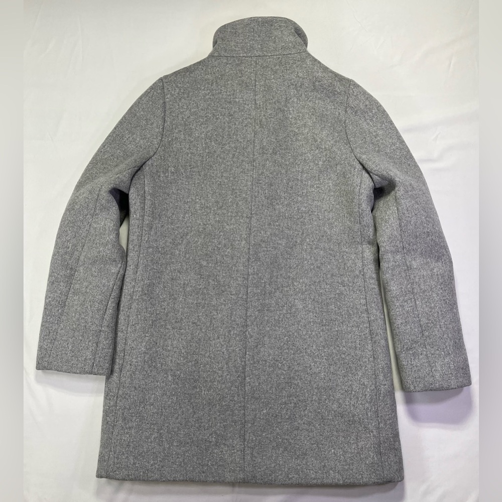 J. Crew Women's City Coat Jacket Classic Heather Gray - 0 Petite EUC - Picture 9 of 9